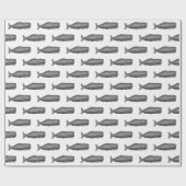  19e eeuwse walvistekening N Cadeaupapier (Vlak)