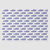  19e eeuwse walvistekening N Tissuepapier (Voorkant)