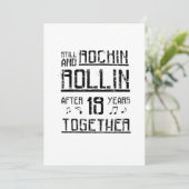 19e Jubileum - 19 jaar Couples Gift Kaart (Staand voorkant)