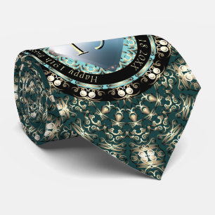 19e Jubileum voor bruiloft Acquamarine MedallionTe Stropdas