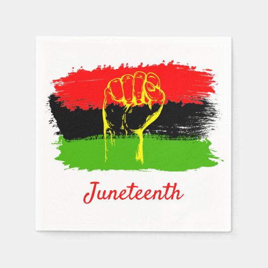 19e nationale onafhankelijkheidsdag servet (Voorkant)