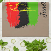 19e nationale onafhankelijkheidsdag theedoek (Gevouwen)