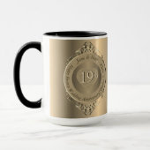 19e of 8e Bronzen Bruiloft Jubileum Mok (Links)