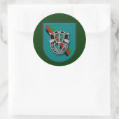 19e SFG(A) - Dienst in Afghanistan UA Ronde Sticker (Tas)