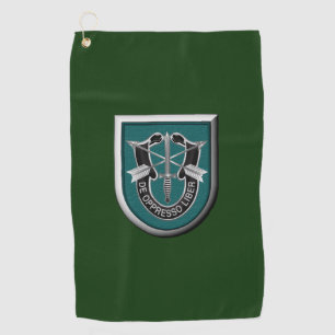 19e Speciale Forces Group (Airborne) Insignia Golfhanddoek