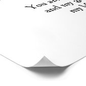 19e verjaardag foto-collageposter poster (Hoek)