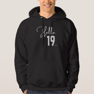 19e verjaardag Hallo negentien Hallo 19 september  Hoodie