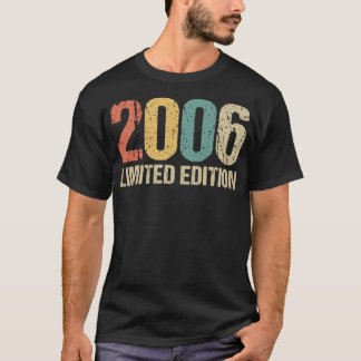 19e Verjaardag Jongen Meisje 19 Jaar 2006 Grappig T-shirt