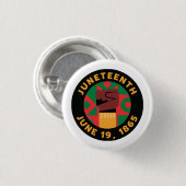 19e viering van vrijheid en vrijheid ronde button 3,2 cm (Voorkant /achterkant)