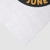 19e viering van vrijheid en vrijheid tissuepapier (Detail)