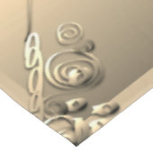 19ème et 8ème anniversaire Mariage de bronze nappe (Angle)