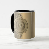 19ème ou 8ème anniversaire Mariage de bronze Mug (Devant gauche)