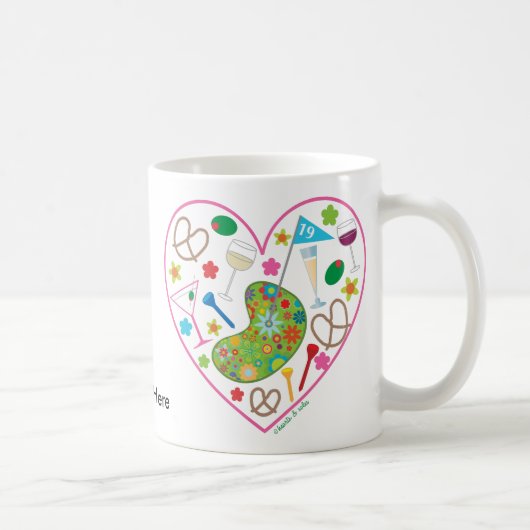19ème Tasse de coeur de trou (Droite)