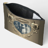 19th/8th Brons (Kleur) Foto Bruiloft Jubileum Etui (Open)