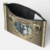 19th/8th Brons (Kleur) Foto Bruiloft Jubileum Etui (Open)
