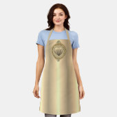 19th Bronze Anniversary All-Over Print Apron Schort (Gedragen)