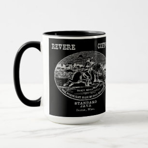19th C. Revere Coffee of Boston, grijs Mok