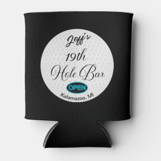 19th Hole Bar Gepersonaliseerde Golf Ball Design B Blikjeskoeler