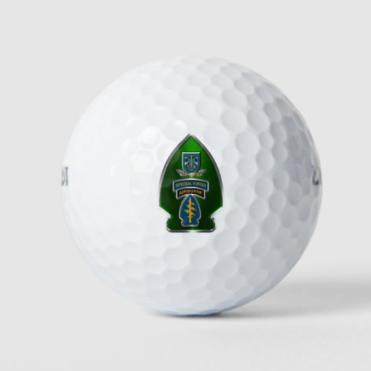 19th Special Forces Group (Airborne) Pijlstaart Golfballen (Voorkant)
