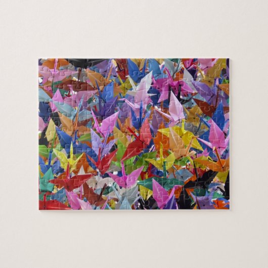 1.000 origamis empaquettent le puzzle de grues (Horizontal)