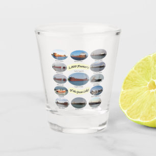 1.000 voet vrachtschepen op de Grote Meren Shot Glas