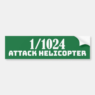 1/1024 Attack Helicopter Elizabeth Warren Bumpersticker