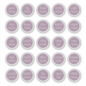 1.14" Lavendel  Mini Cosmetische Potje Sticker (Voorkant)