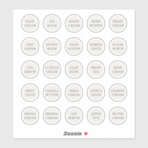 1,14" witte cosmetische pot met schroefdop crème b