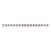 1 1/2 inch breed Roze Bulldog Ribbon Lint (Voorkant)