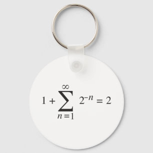 1 + 1 = 2 _ samentelling sleutelhanger