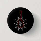 1 1/4-inch Button - Rock n' Roll (Voorkant)