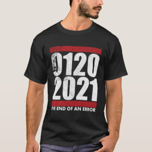 1 20 21 Einde van de dag waarop een fout werd inge T-shirt