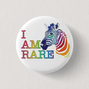 1,25-inch badge - Ik ben zeldzaam Ronde Button 3,2 Cm