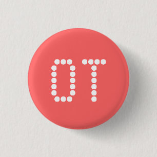 1,25-inch OT-toets - meloen Ronde Button 3,2 Cm