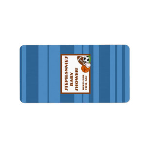 1.25 "x2.75" Hershey's Miniature All Star Blue Etiket