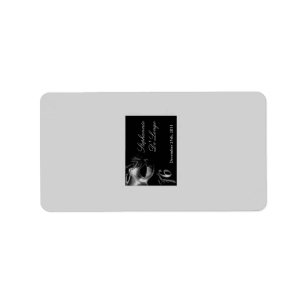 1.25 "x2.75" Hershey's Miniature Sweet 16 Zilver Etiket