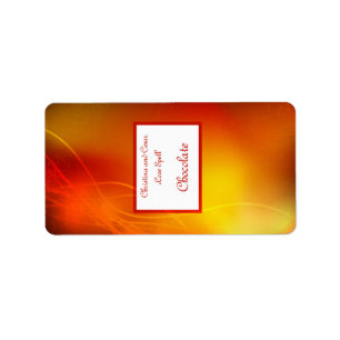 1.25 "x2.75" Hersheys Miniatuur Marokkaanse lantaa Etiket