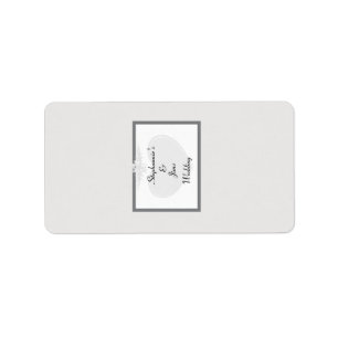 1.25 "x2.75" Hershey's Miniatuur Zomerliefde Etiket