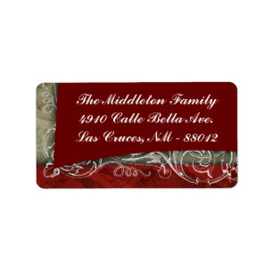 1,25 "x2,75" Kerstmis XMAS Mailing Adres Label