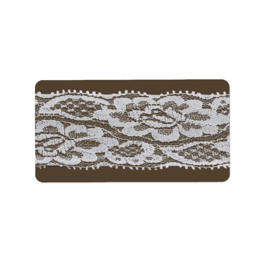 1.25 "x2.75" Mailing Adres Mason met Rozen Etiket (Voorkant)