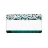 1.25 "x2.75" Mailing Adres Verspreid Blauwgroen Ho Etiket (Voorkant)