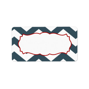 1.25"x2.75"Mailingadres Nautische Ankerkompas Etiket