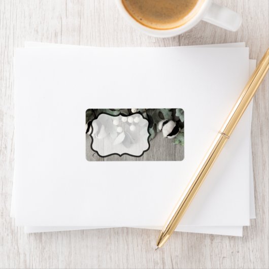 1,25 "x2,75" Zakelijk postadres Label katoen p (Insitu)