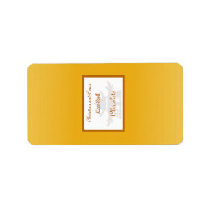 1,25 "x 2,75" Hershey's Miniatuur Warme Zonsonderg Etiket