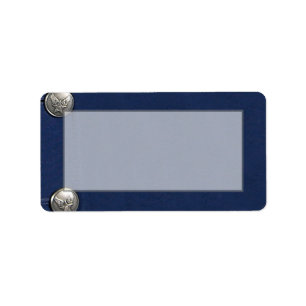 1,25 x 2,75 inch zendadres luchtmacht klasse A Uni Etiket