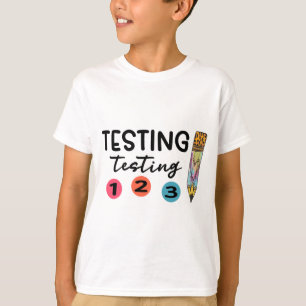 1 2 3 Test Dag Shirt Test Coördinator Docent