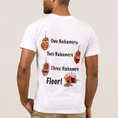1,2,3, vloer t-shirt (Achterkant)