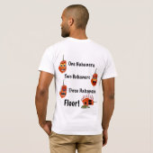 1,2,3, vloer t-shirt (Achterkant volledig)