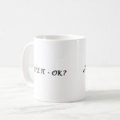 √-1 2³ A ∏ - Ik heb een beetje pijn. Koffiemok (Voorkant links)