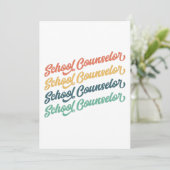1/2- Terug naar schoolconsulent van de  school Kaart (Staand voorkant)